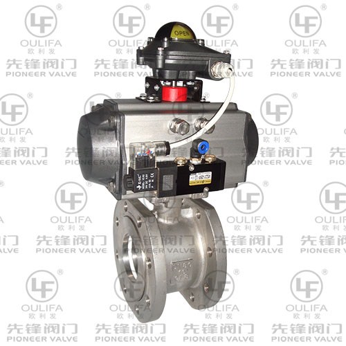 气动法兰球阀 PSQ672F