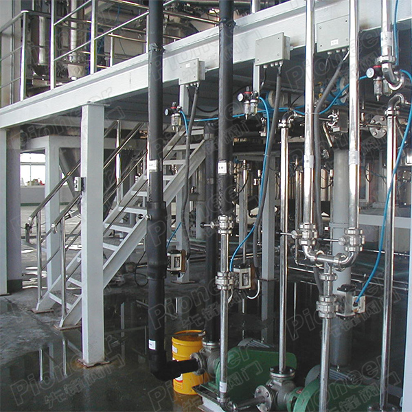 牙膏生产线应用现场